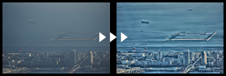 AIリアルファインダーを使った画像処理例2ボタン