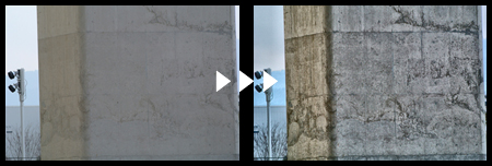 AIリアルファインダーを使った画像処理例8ボタン